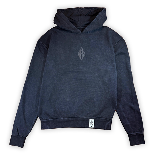 SUDADERA OVERSIZE NEGRA